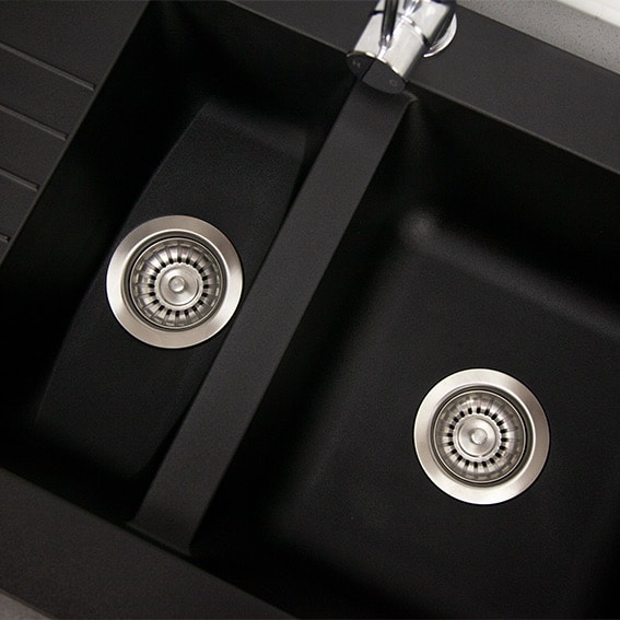 Fibr Composite Kitchen Sink in Black.