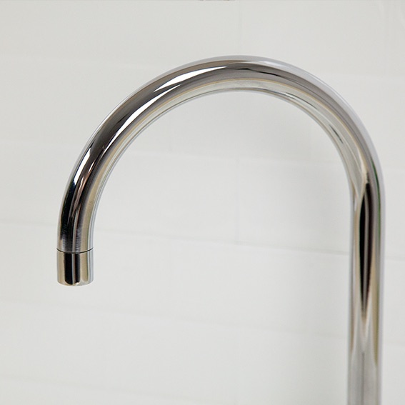 Tip of GooseNeck Kitchen Sink Mixer Tap